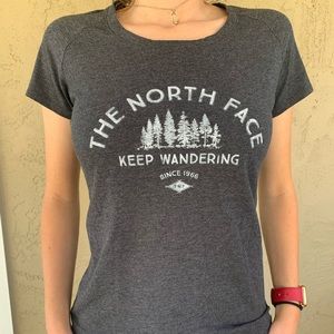 The North Face Women’s XS Fitted Dark Gray Shirt
